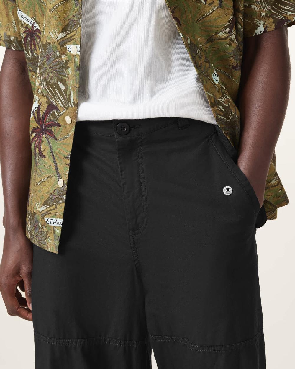 All Saints Depot Oversized Pants Koto Black