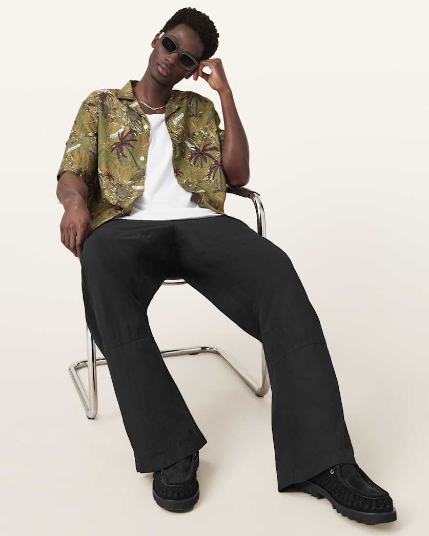 all saints Depot Oversized Pants Koto Black