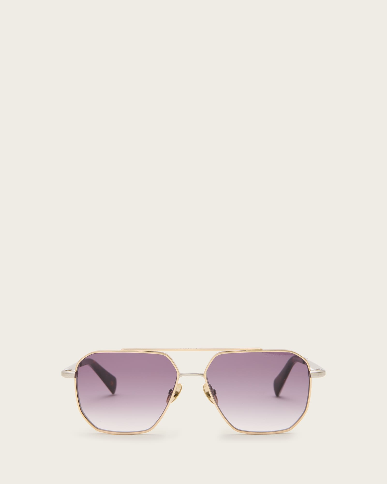 All Saints Dune Navigator Sunglasses Warm Brass