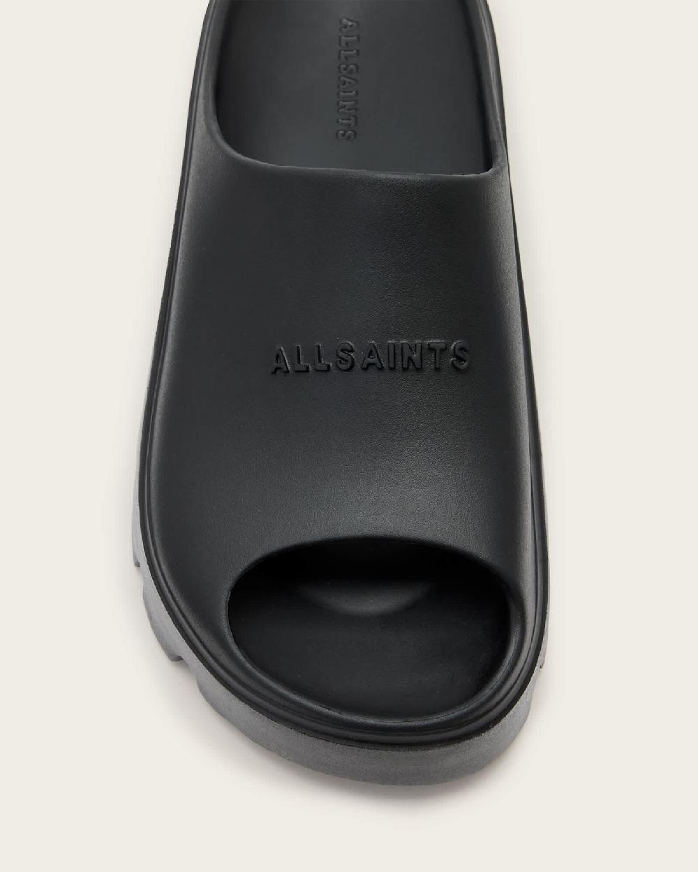 All Saints Eclipse Flatform Logo Slides Black