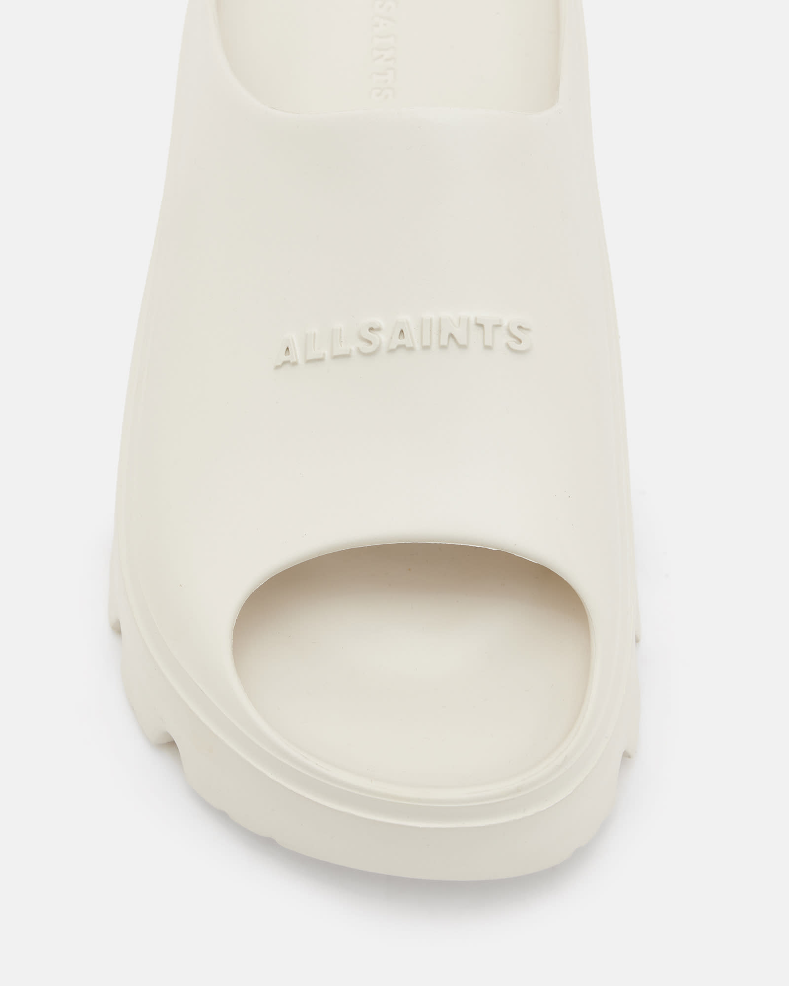 All Saints Eclipse Flatform Slides Chalk White