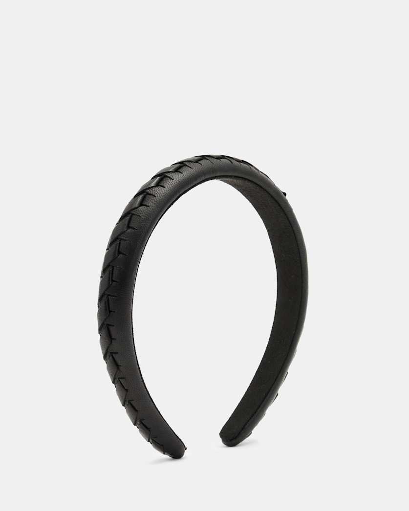 all saints Embellished Beaded Headband Black