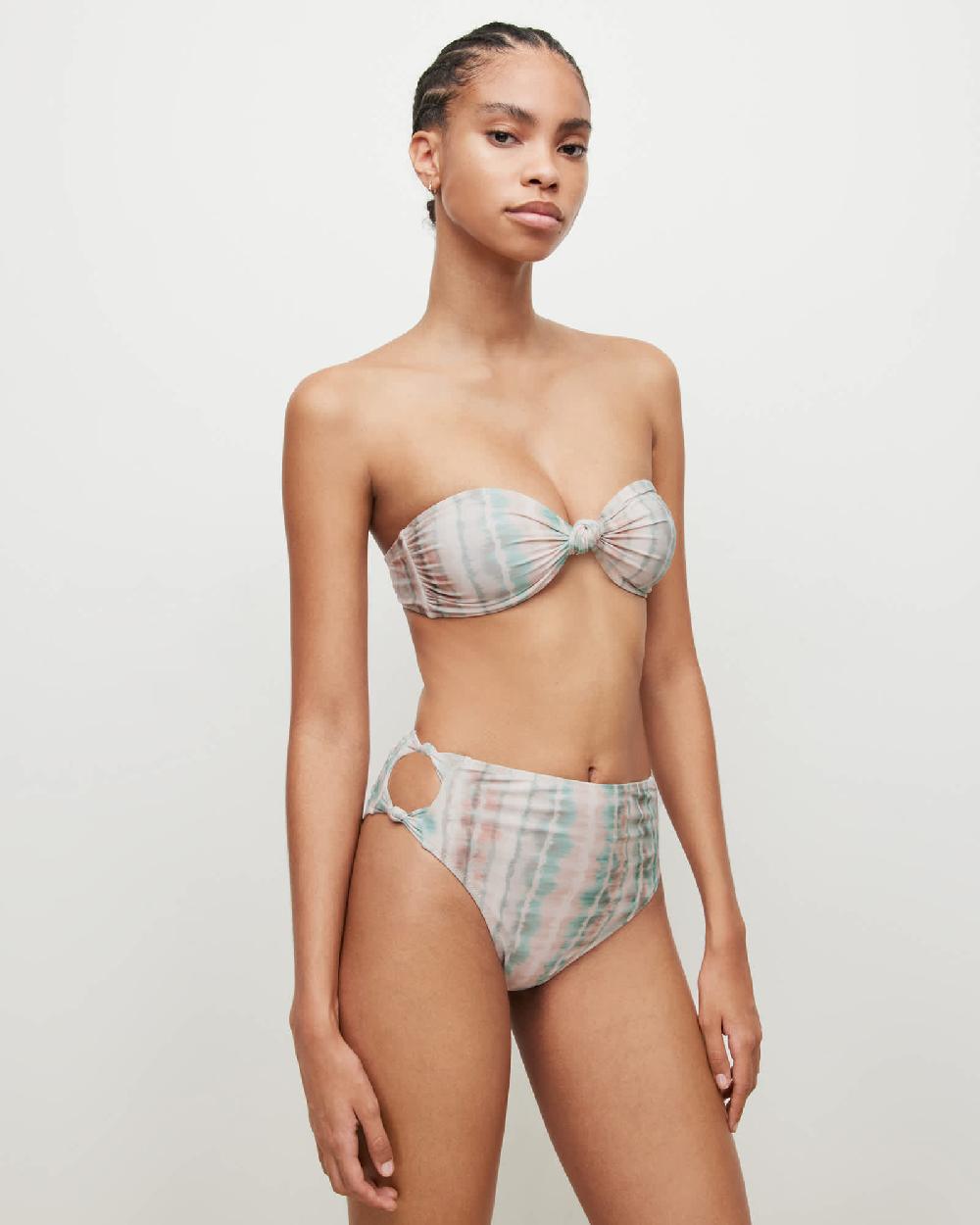 All Saints Emma Marea Bikini Bottoms Soft Green