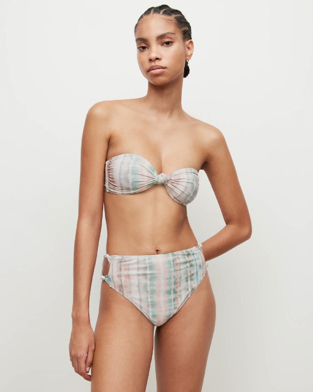 All Saints Emma Marea Bikini Top Soft Green