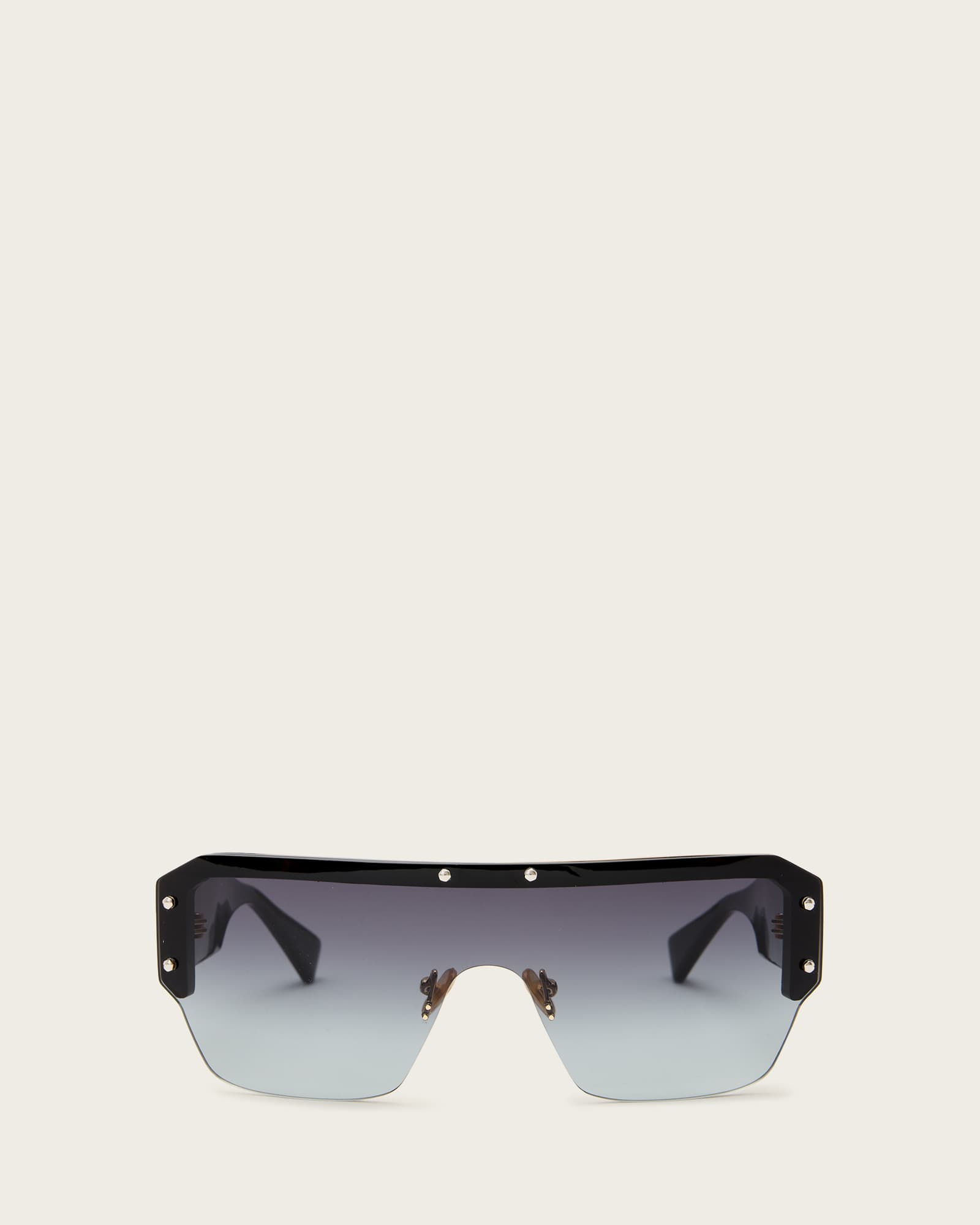 All Saints Erika Visor Sunglasses Gloss Black