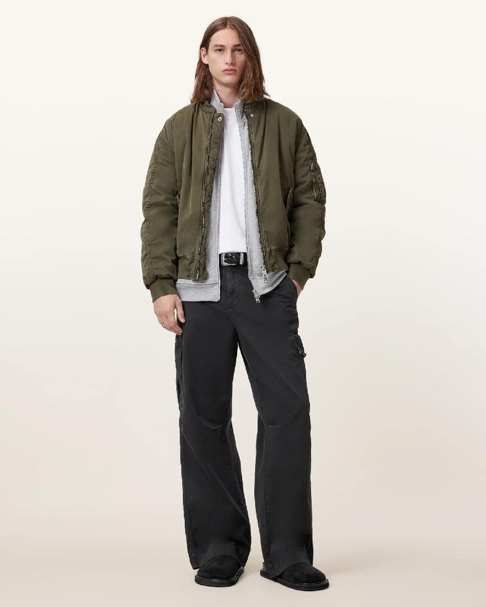 All Saints Flynn Cargo Trousers Koto Black