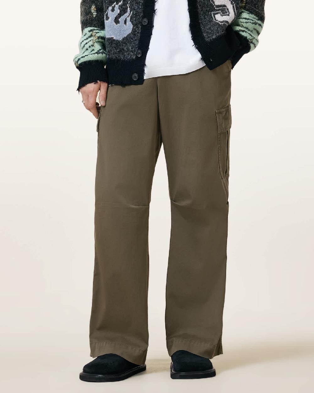 All Saints Flynn Oversized Cargo Pants Cargo Green