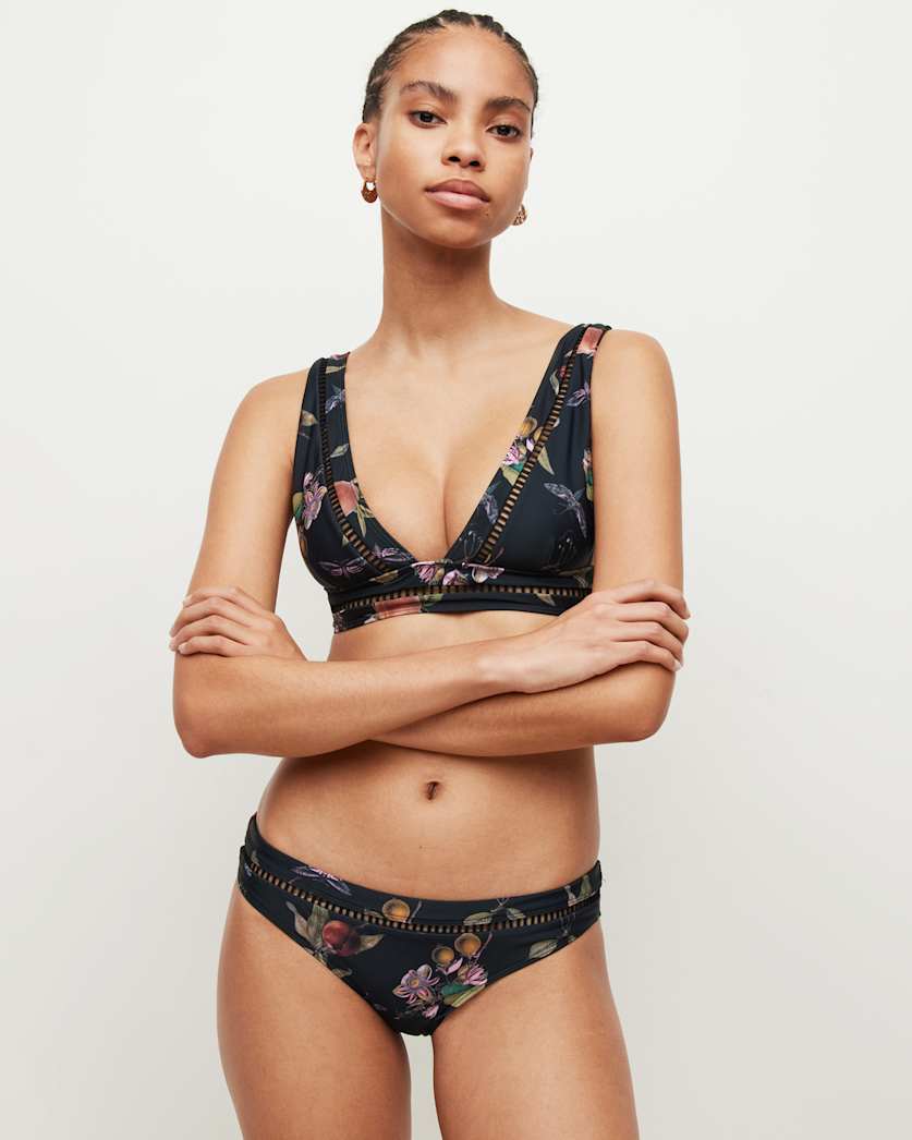 all saints Gorah Soleil Bikini Bottoms Black