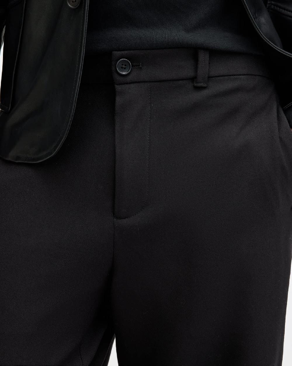 All Saints Halla Relaxed Wide Leg Pants Black