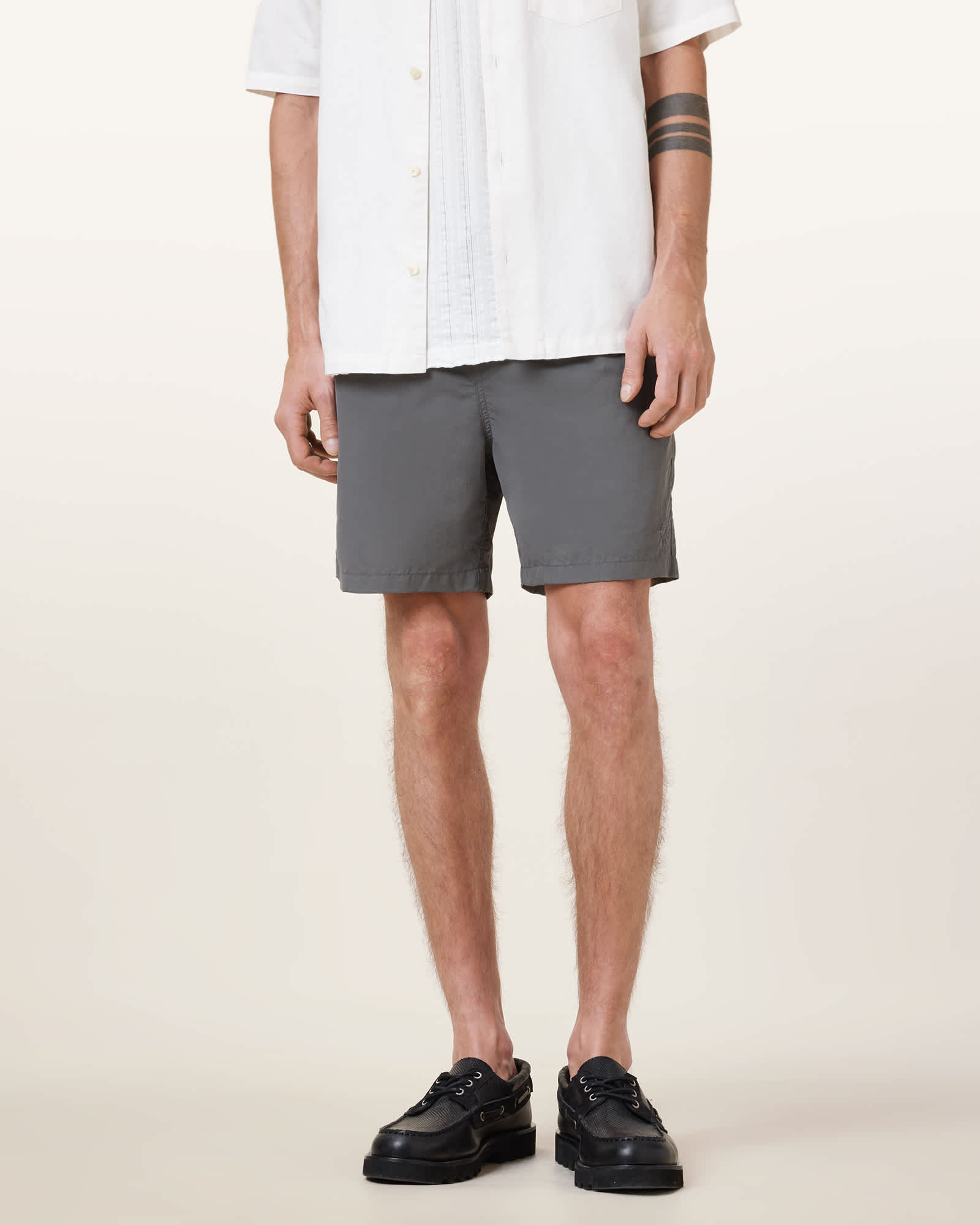 All Saints Haven Swim Shorts Pillar Grey