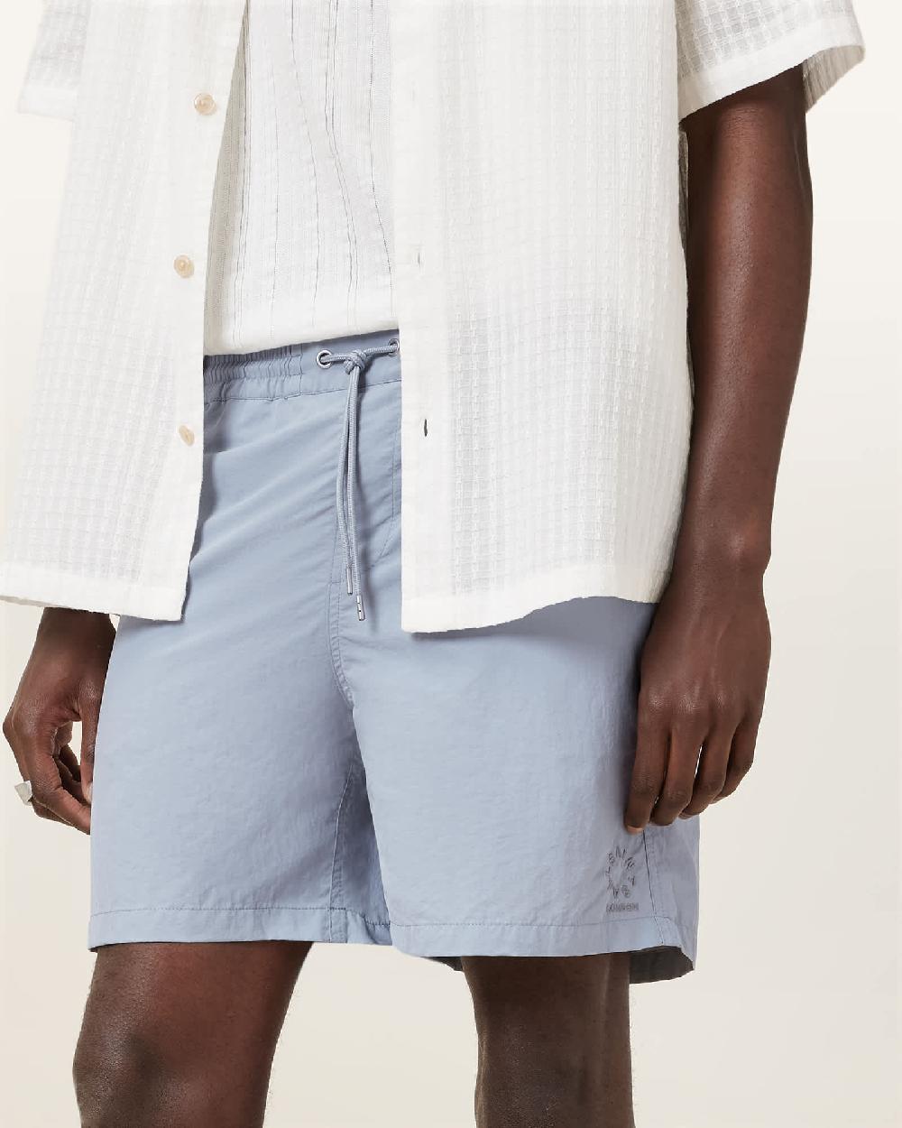 All Saints Haven Swim Shorts Willow Blue