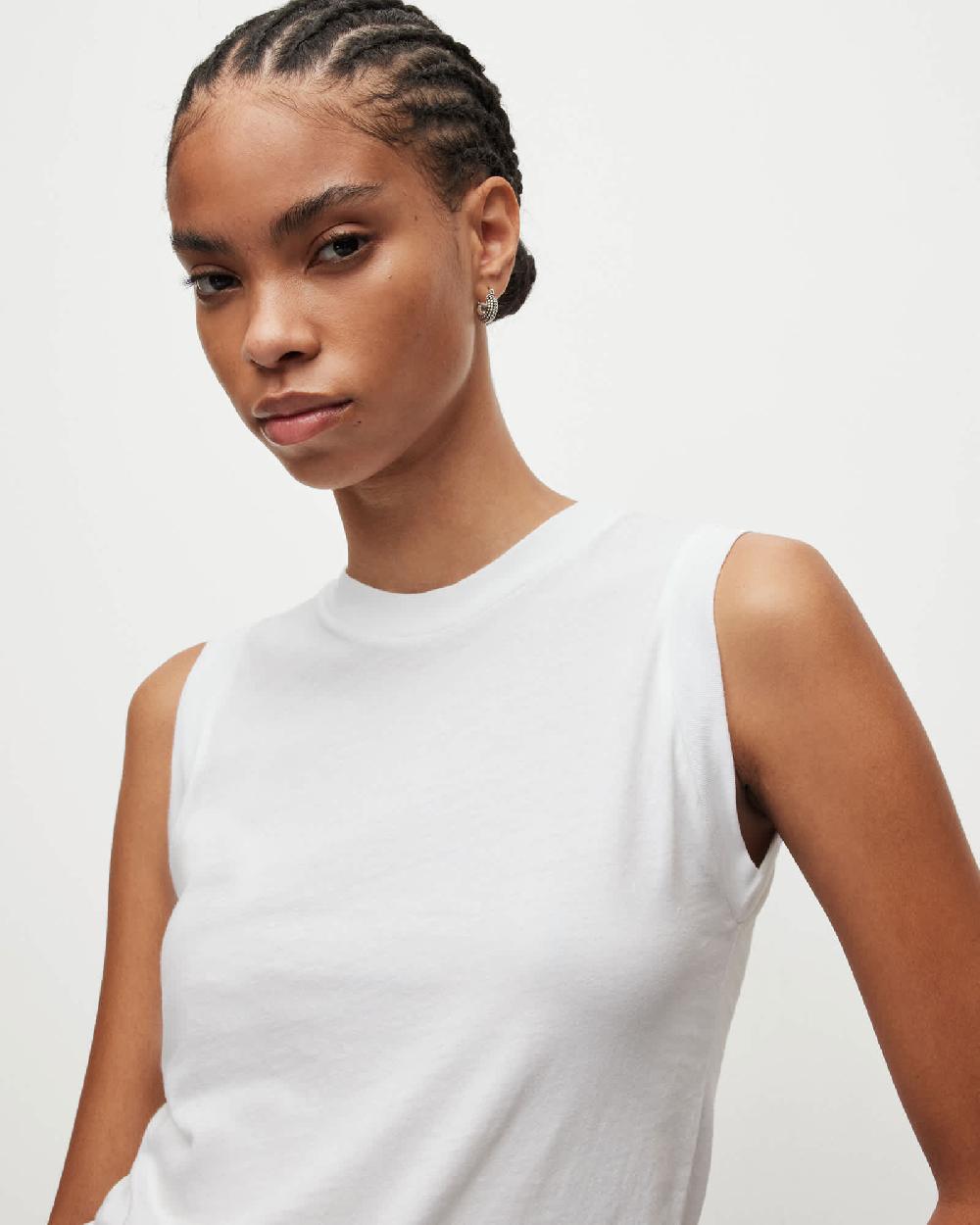 All Saints Imogen Tank Optic White
