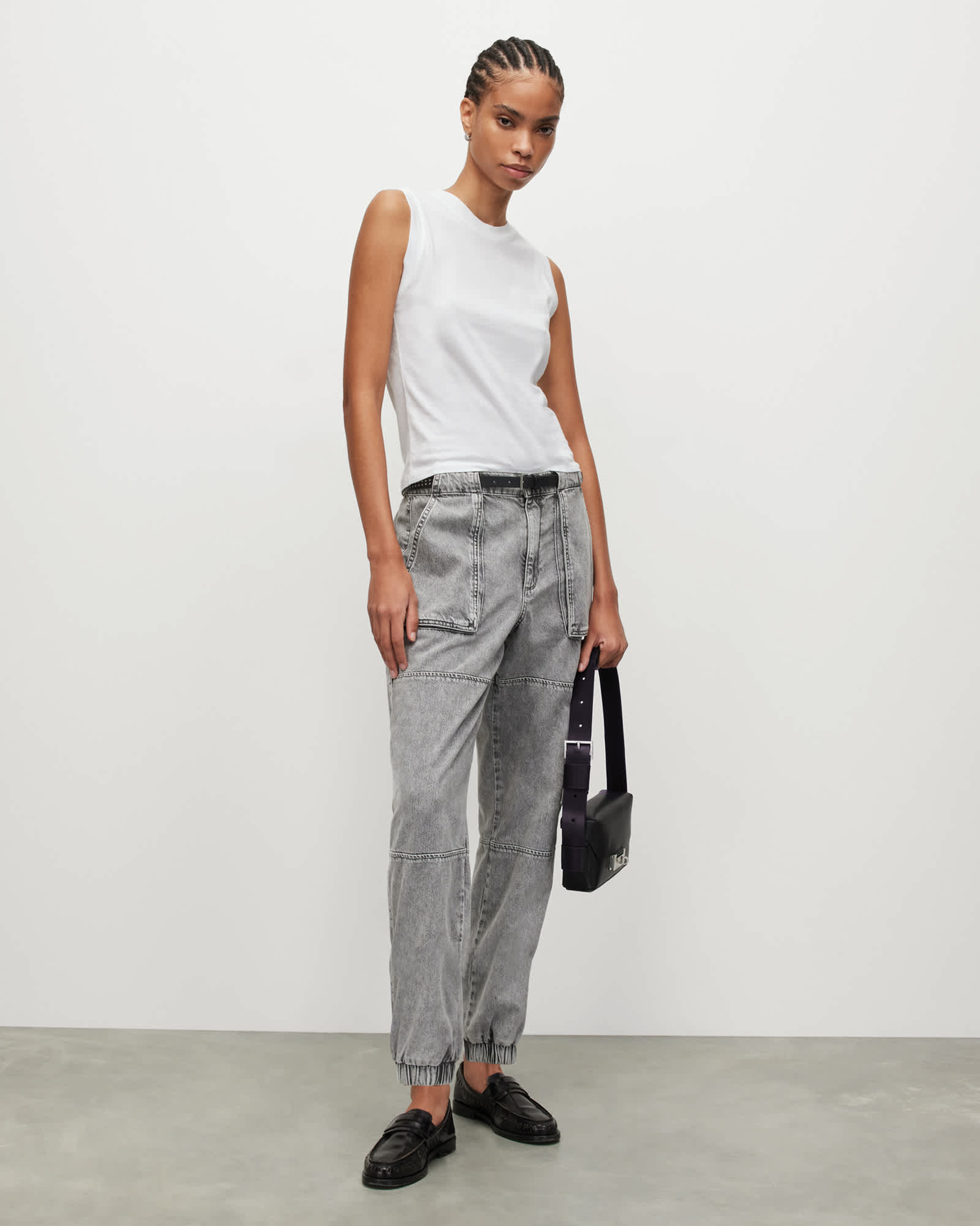 All Saints Imogen Tank Optic White