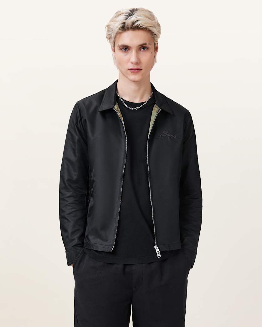 all saints Incessant Nylon Jacket Black