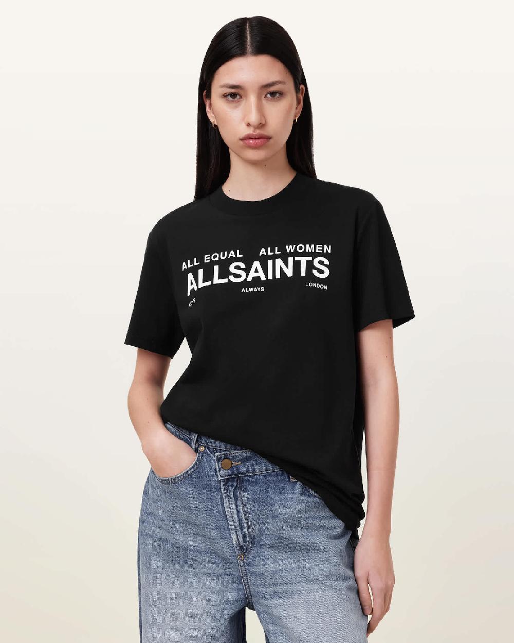 All Saints International Women's Day T-Shirt Black