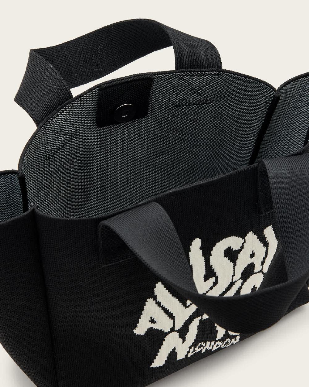 All Saints Izzy Orlando Mini Tote Bag Black