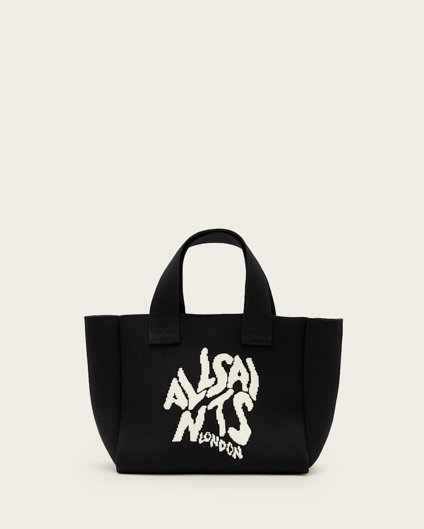 all saints Izzy Orlando Mini Tote Bag Black