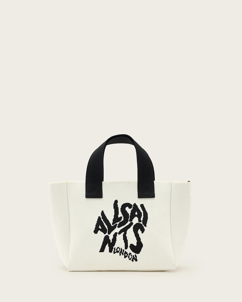 all saints Izzy Orlando Mini Tote Bag White