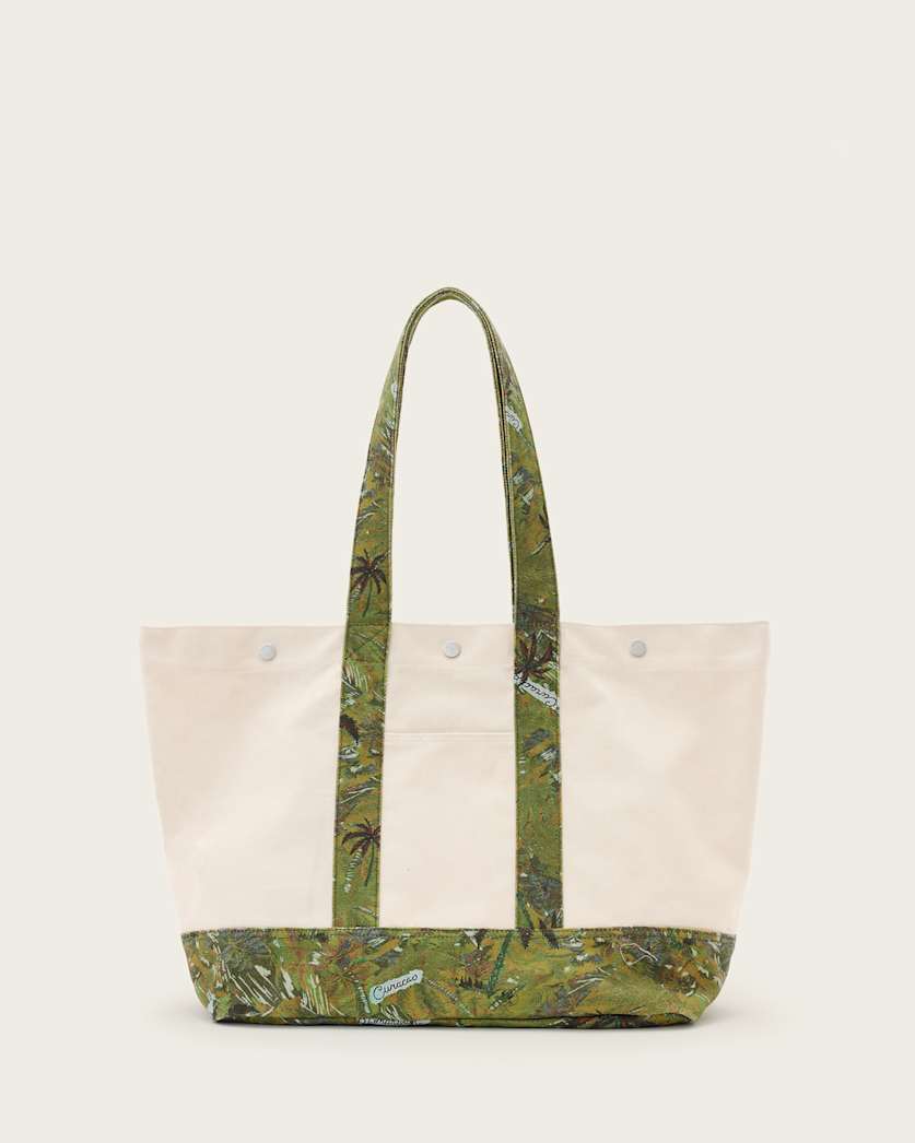 all saints Jett Beach Tote Bag Ecru