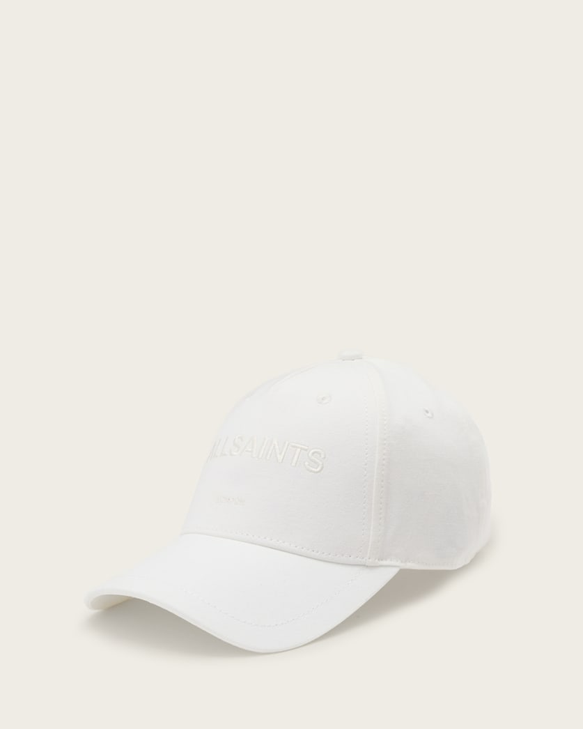 all saints Jody Logo Baseball Cap Chalk White