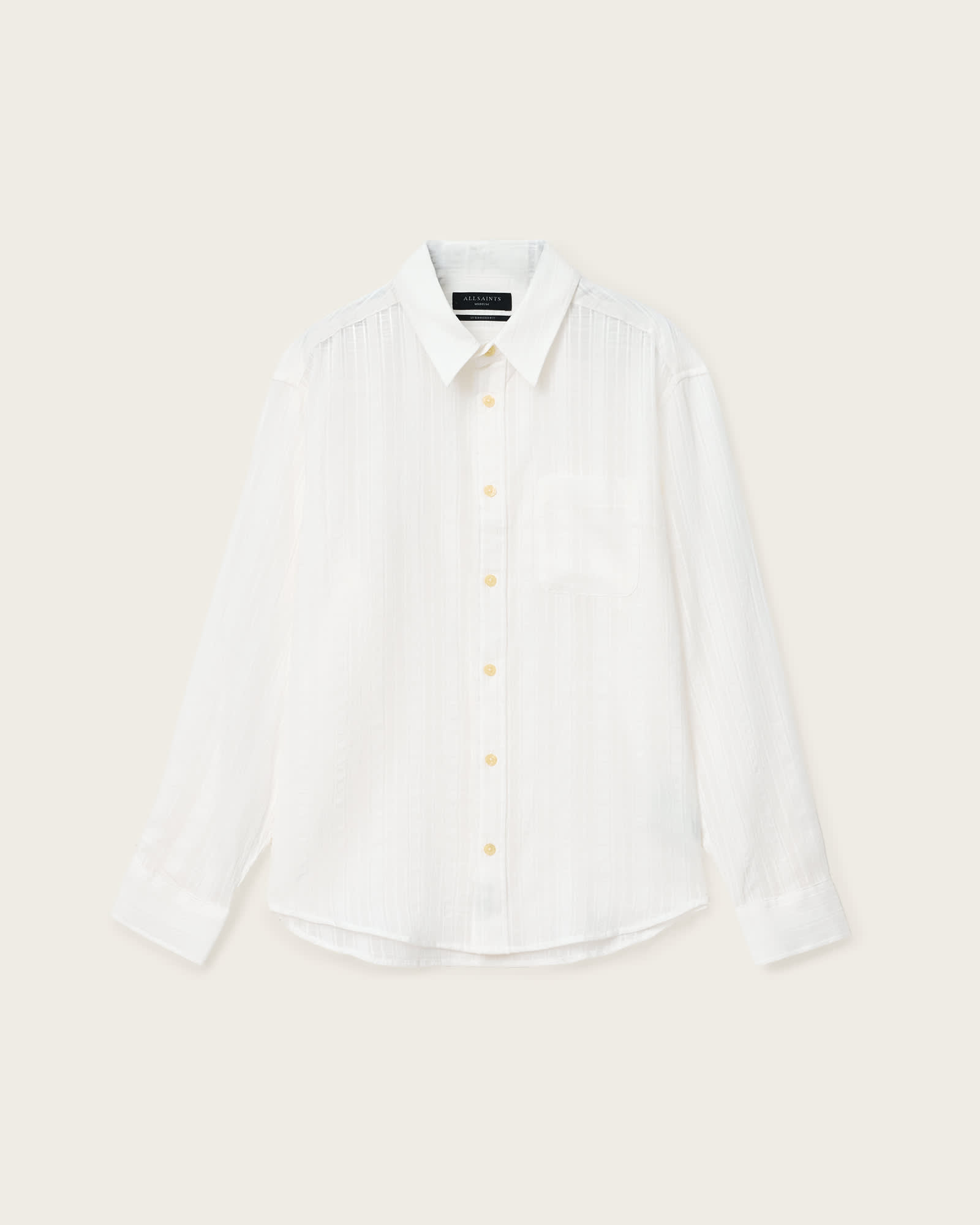 All Saints Karmi Long Sleeve Shirt White