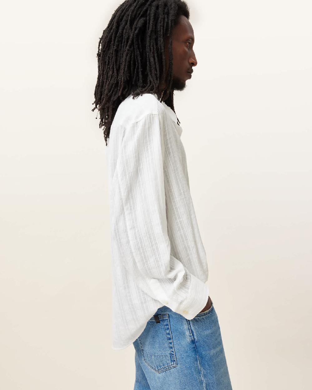 All Saints Karmi Long Sleeve Shirt White