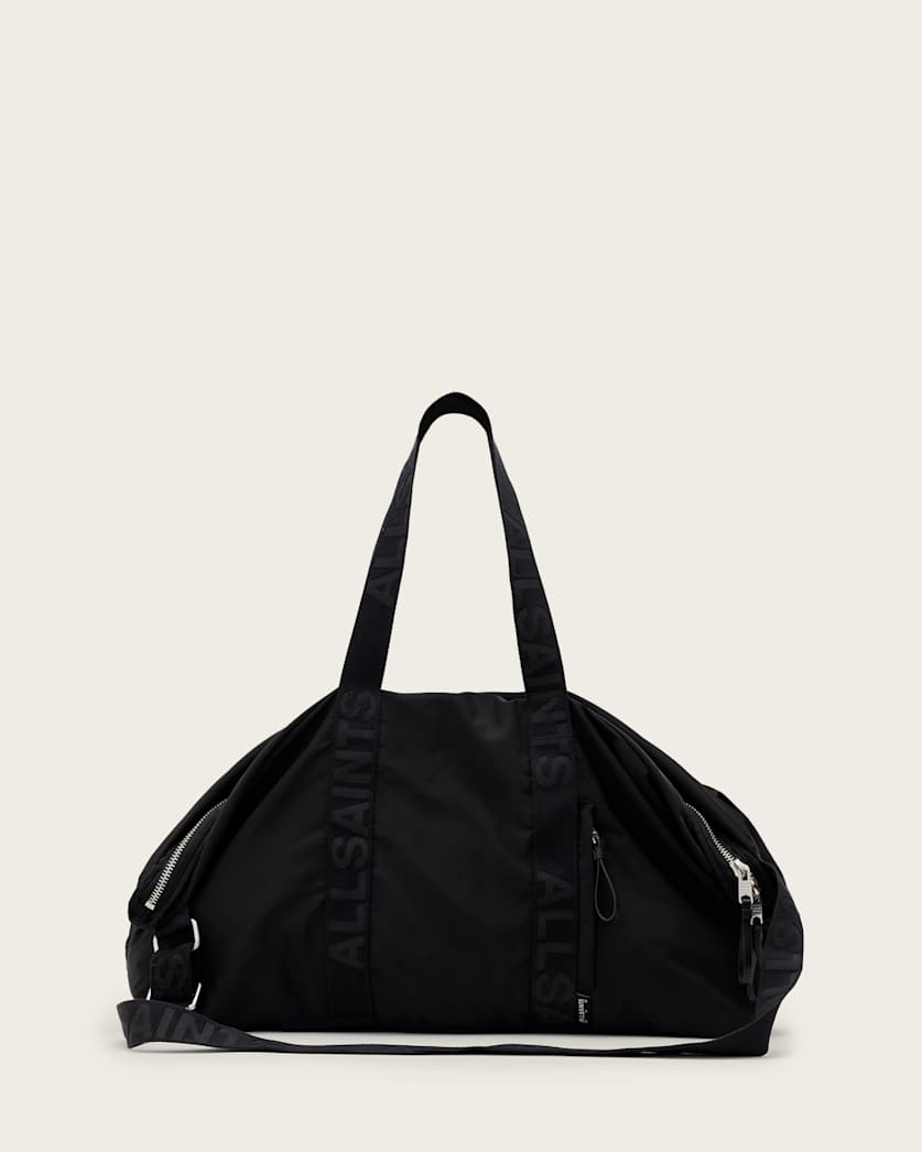 all saints Kei Recycled Weekend Bag Black