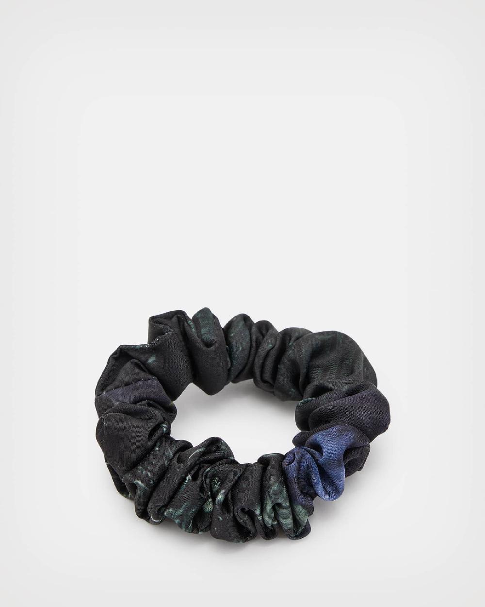 All Saints Kim Mini Scrunchie Jungle Green