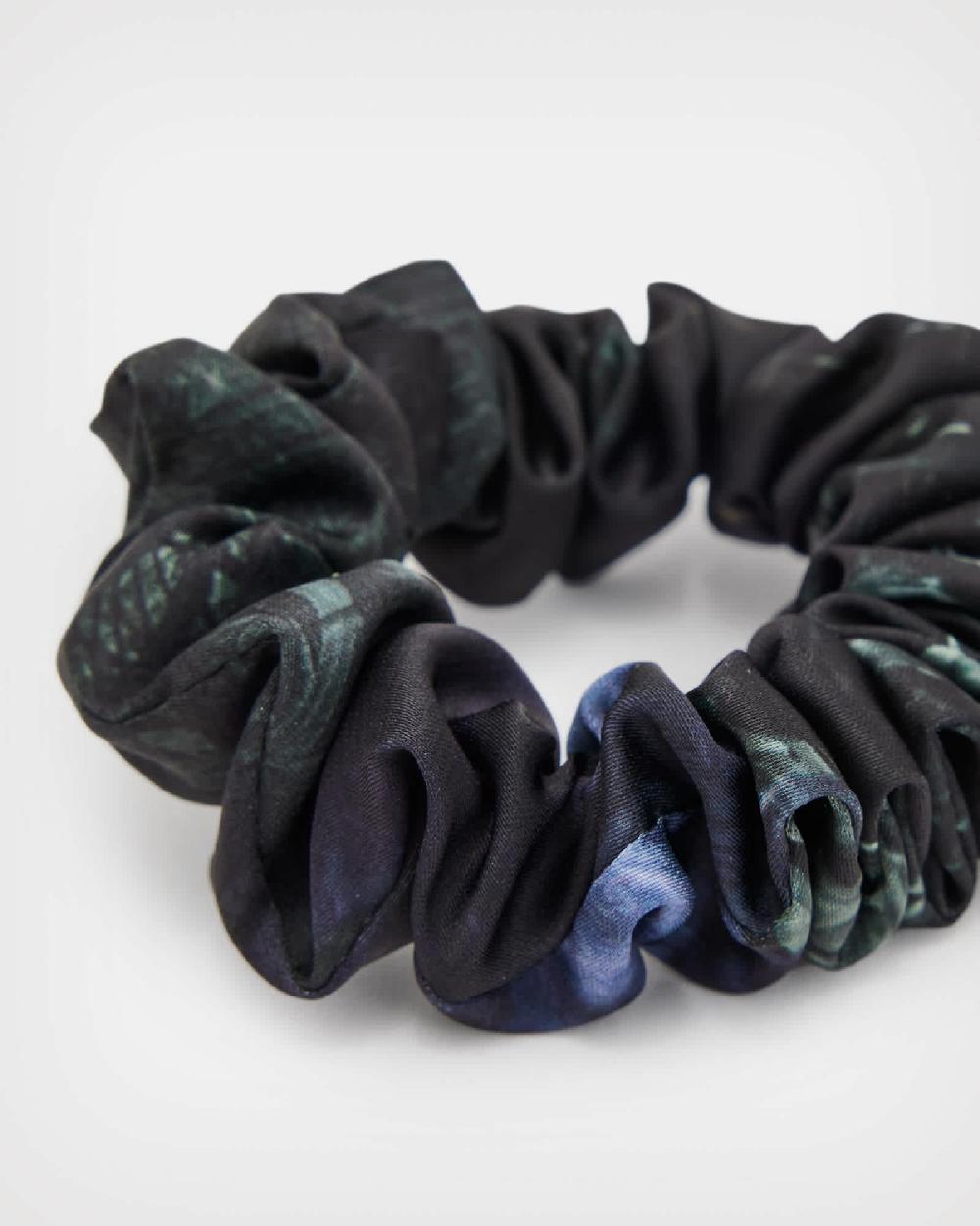 All Saints Kim Mini Scrunchie Jungle Green