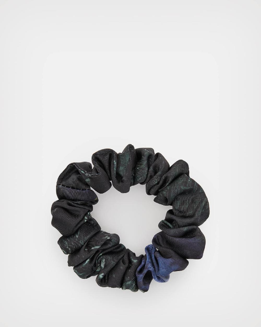 All Saints Kim Mini Scrunchie Jungle Green
