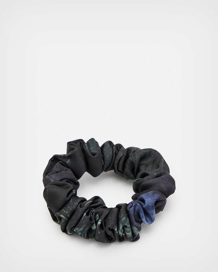 all saints Kim Mini Scrunchie Jungle Green