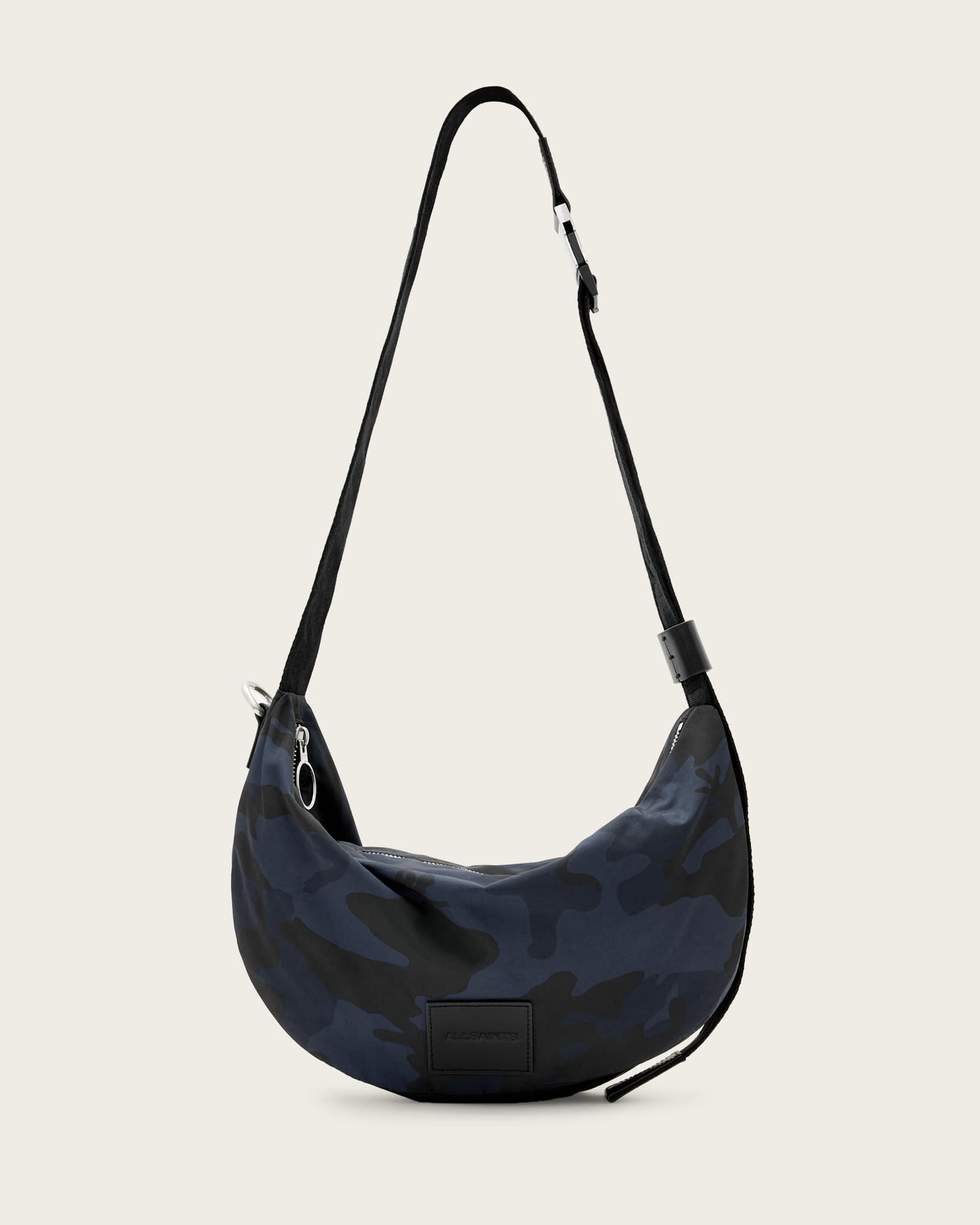 All Saints Koy Recycled Crossbody Bag Camo Blue