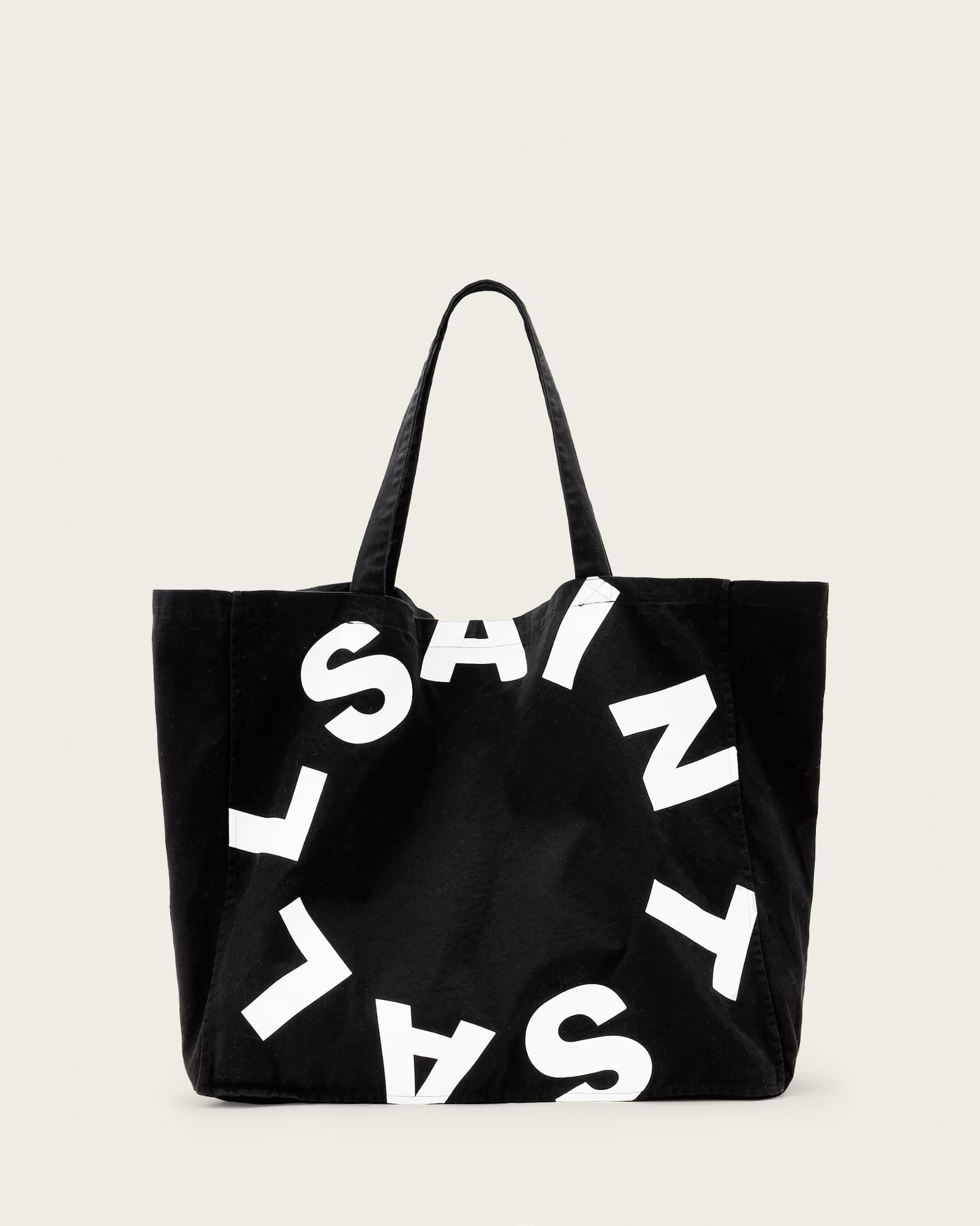 All Saints Large Tierra Tote Bag Black