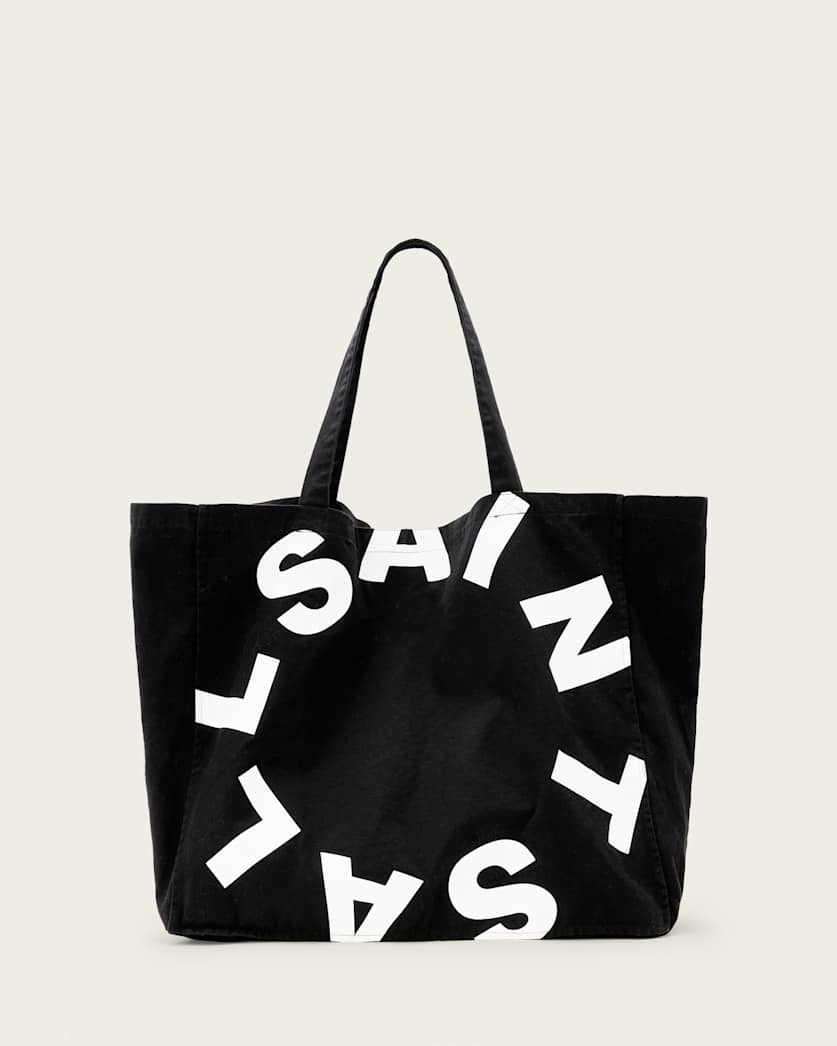 all saints Large Tierra Tote Bag Black