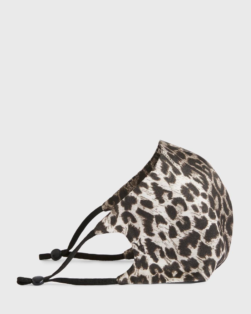 All Saints Leppo Silk Blend Face Mask Grey