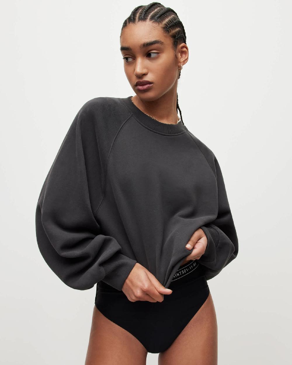 All Saints Liza Bikini Bottoms Black