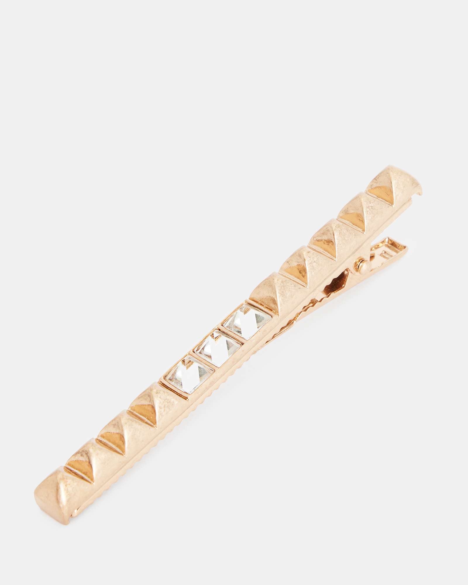 All Saints Mia Mix Studded Hair Clip Warm Brass