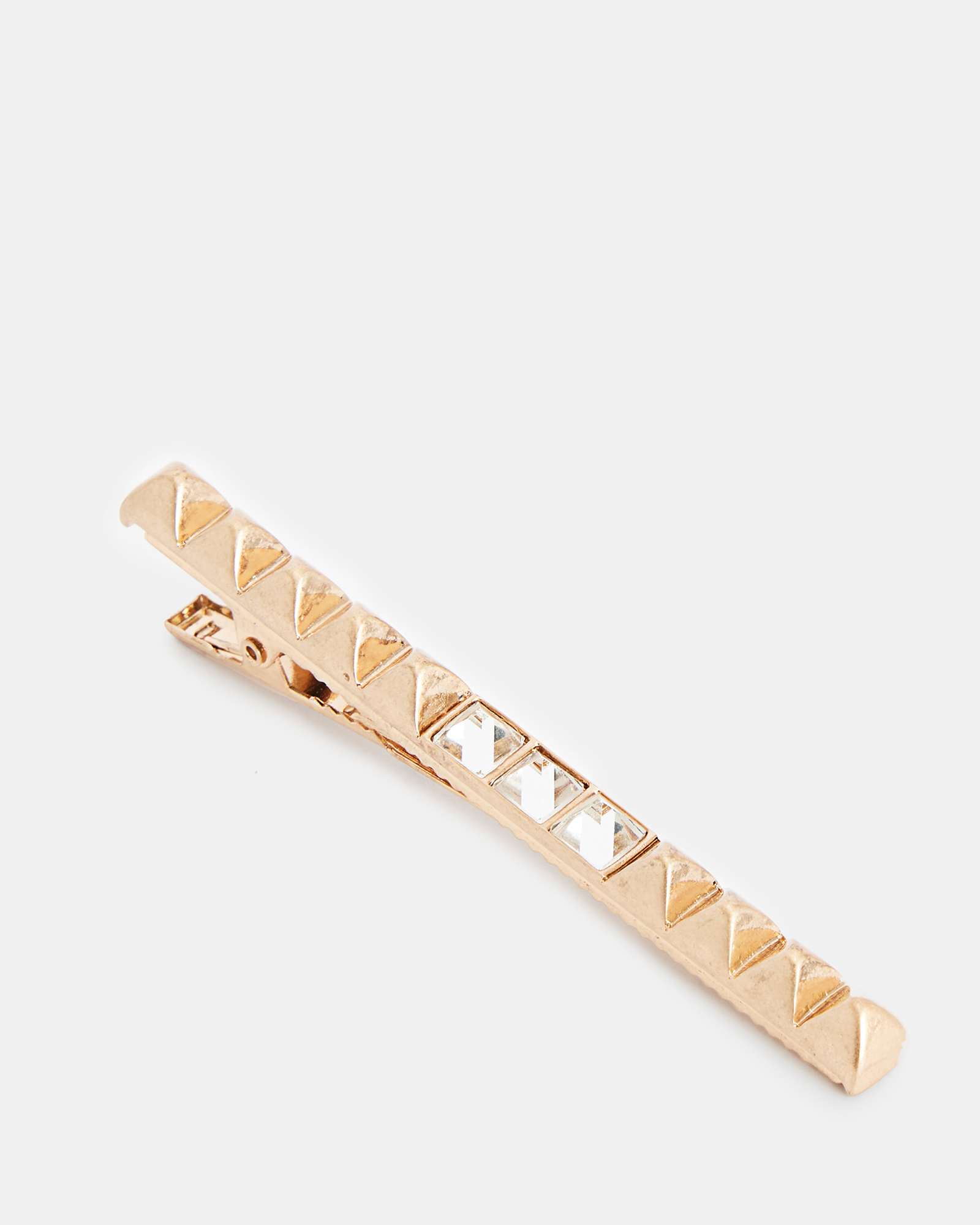 All Saints Mia Mix Studded Hair Clip Warm Brass