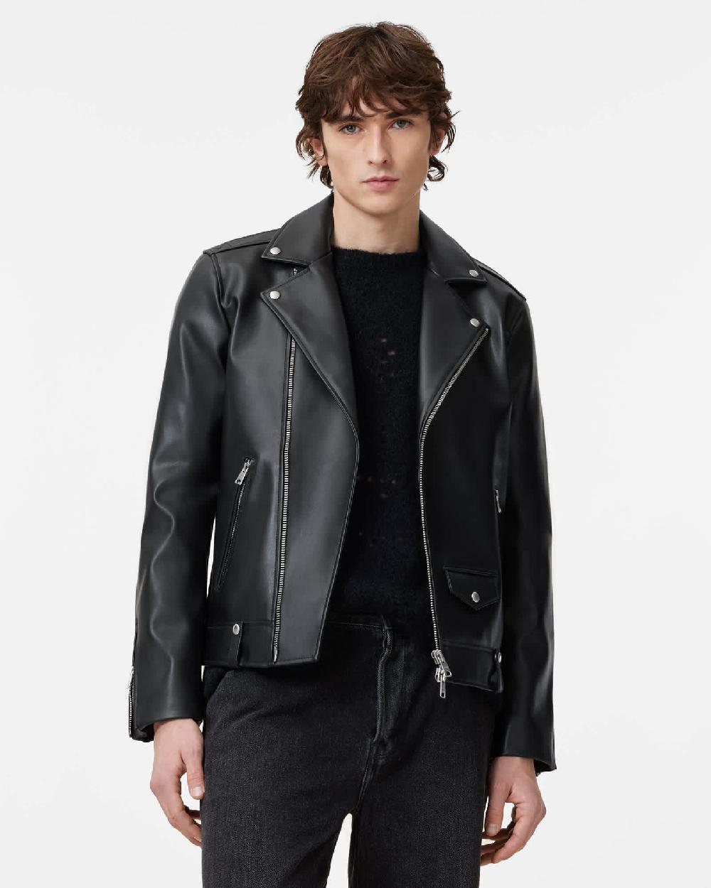 All Saints Milo Desserto® Biker Jacket Black