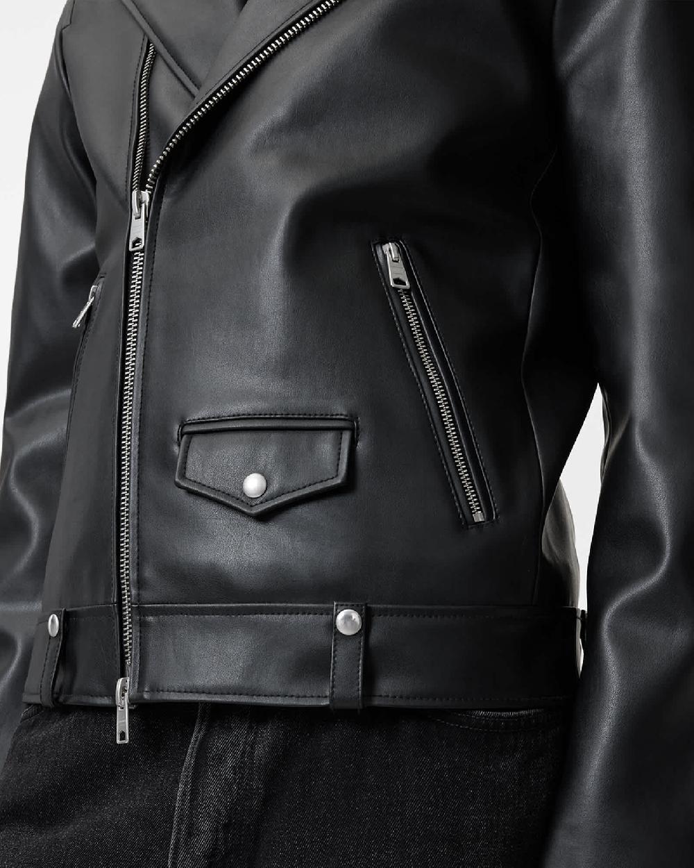 All Saints Milo Desserto® Biker Jacket Black