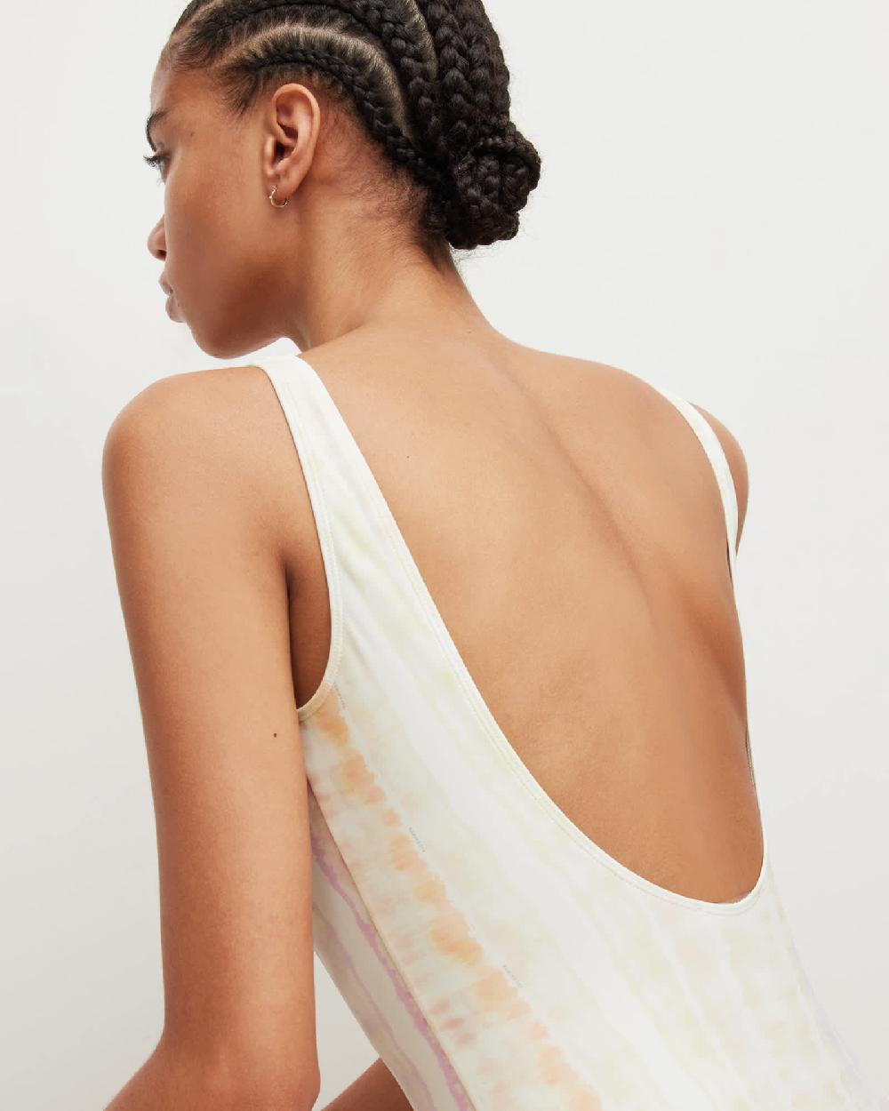 All Saints Niki Marea Swimsuit Rainbow Pink