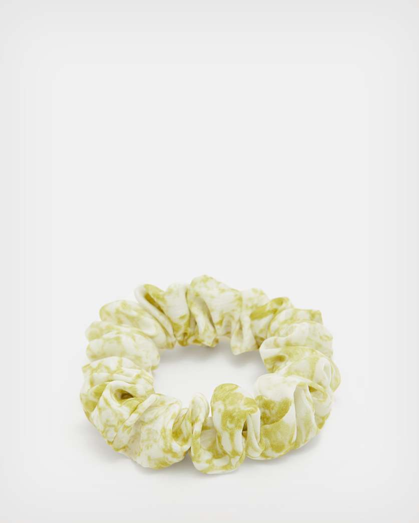 all saints Noche Mini Scrunchie Lime Green