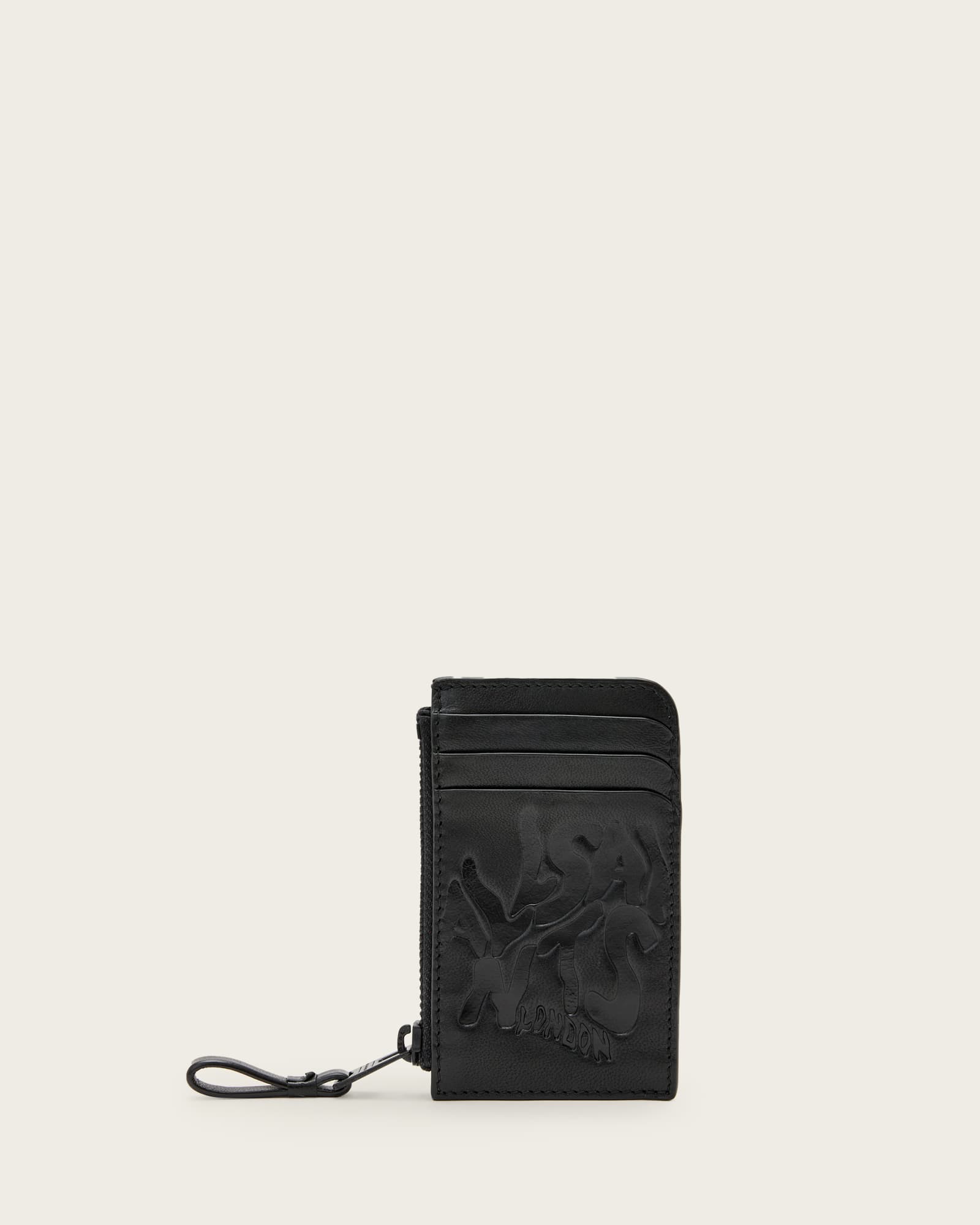 All Saints Orlando Isamu Leather Wallet Black