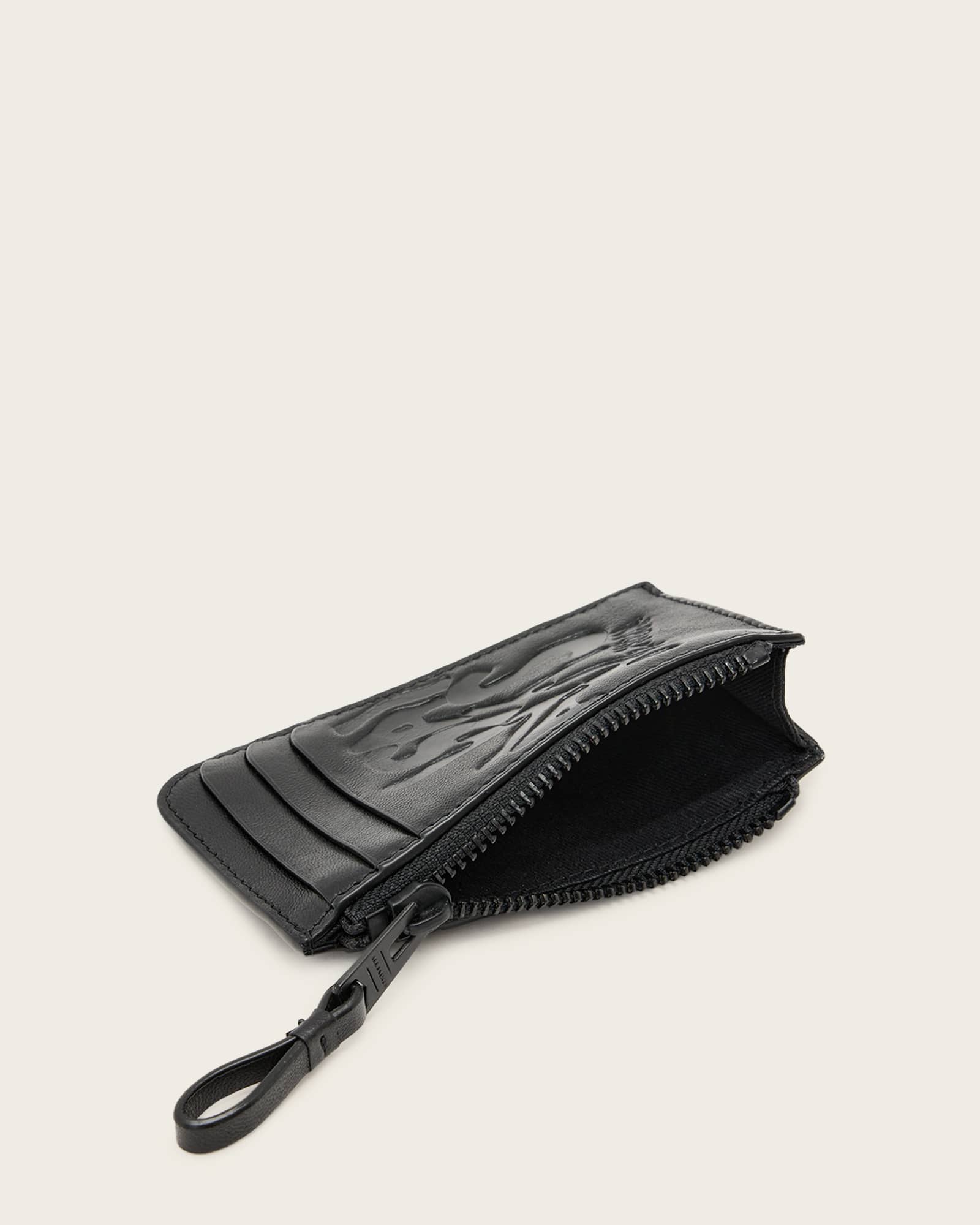 All Saints Orlando Isamu Leather Wallet Black