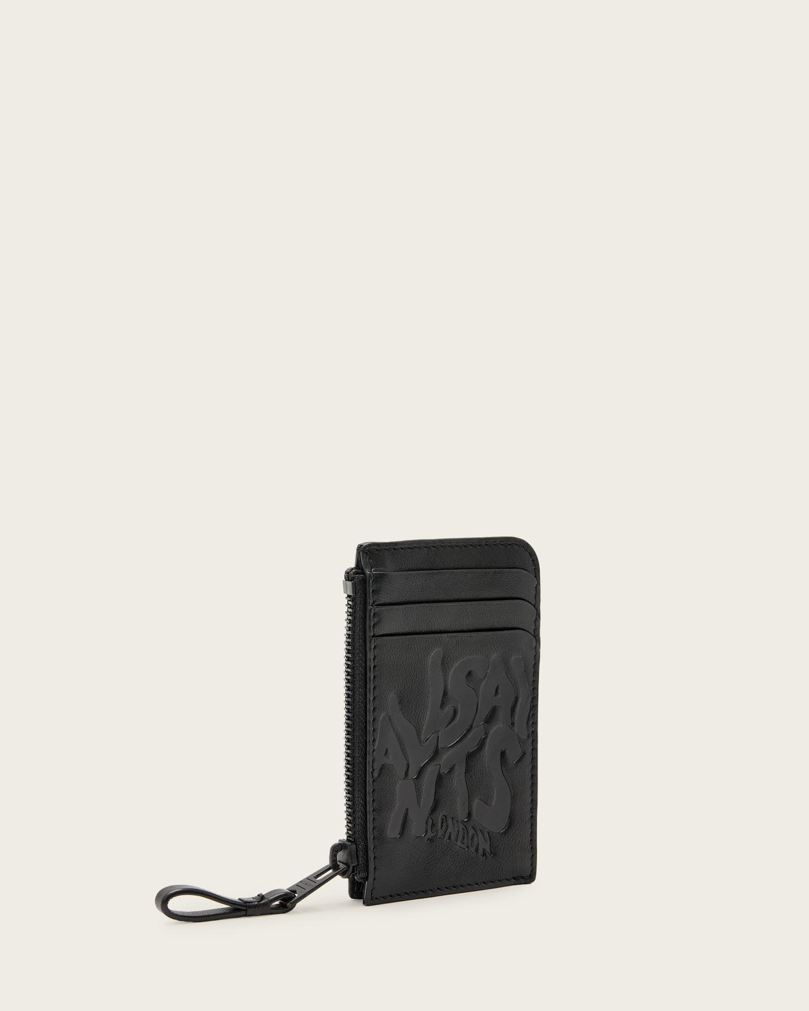 All Saints Orlando Isamu Leather Wallet Black