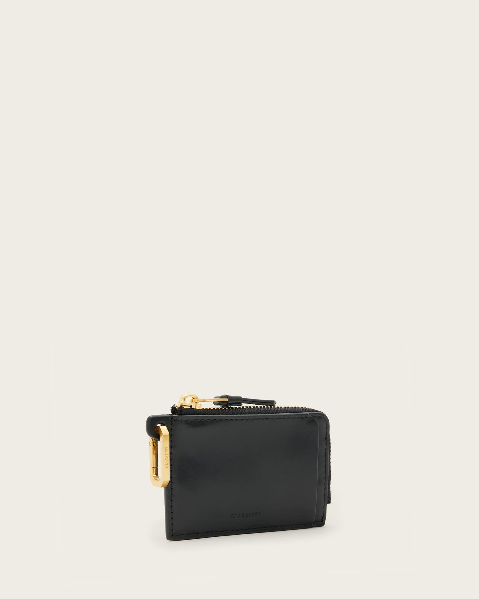 All Saints Remy Leather Wallet Black