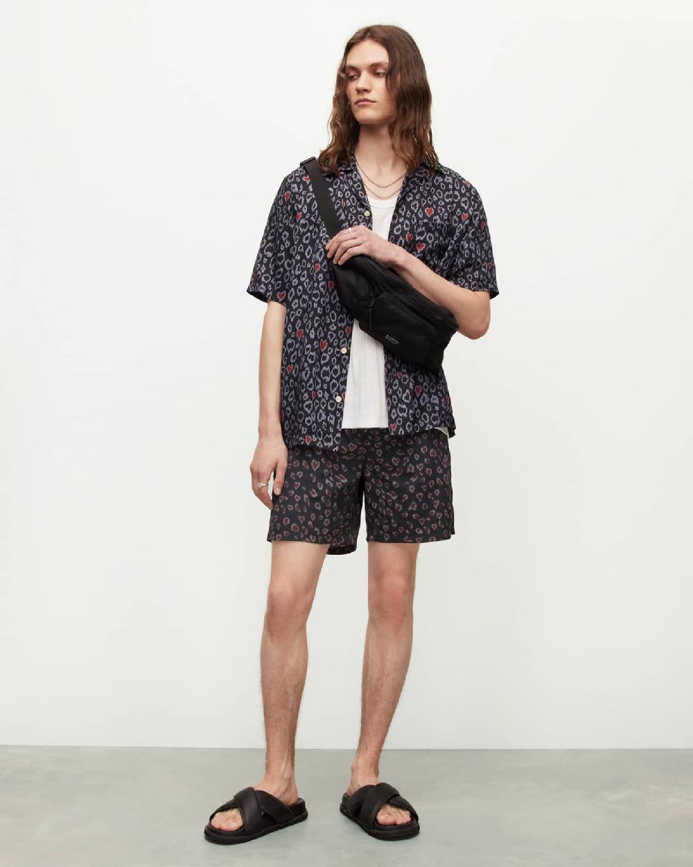 All Saints Romantik Swim Shorts Jet Black