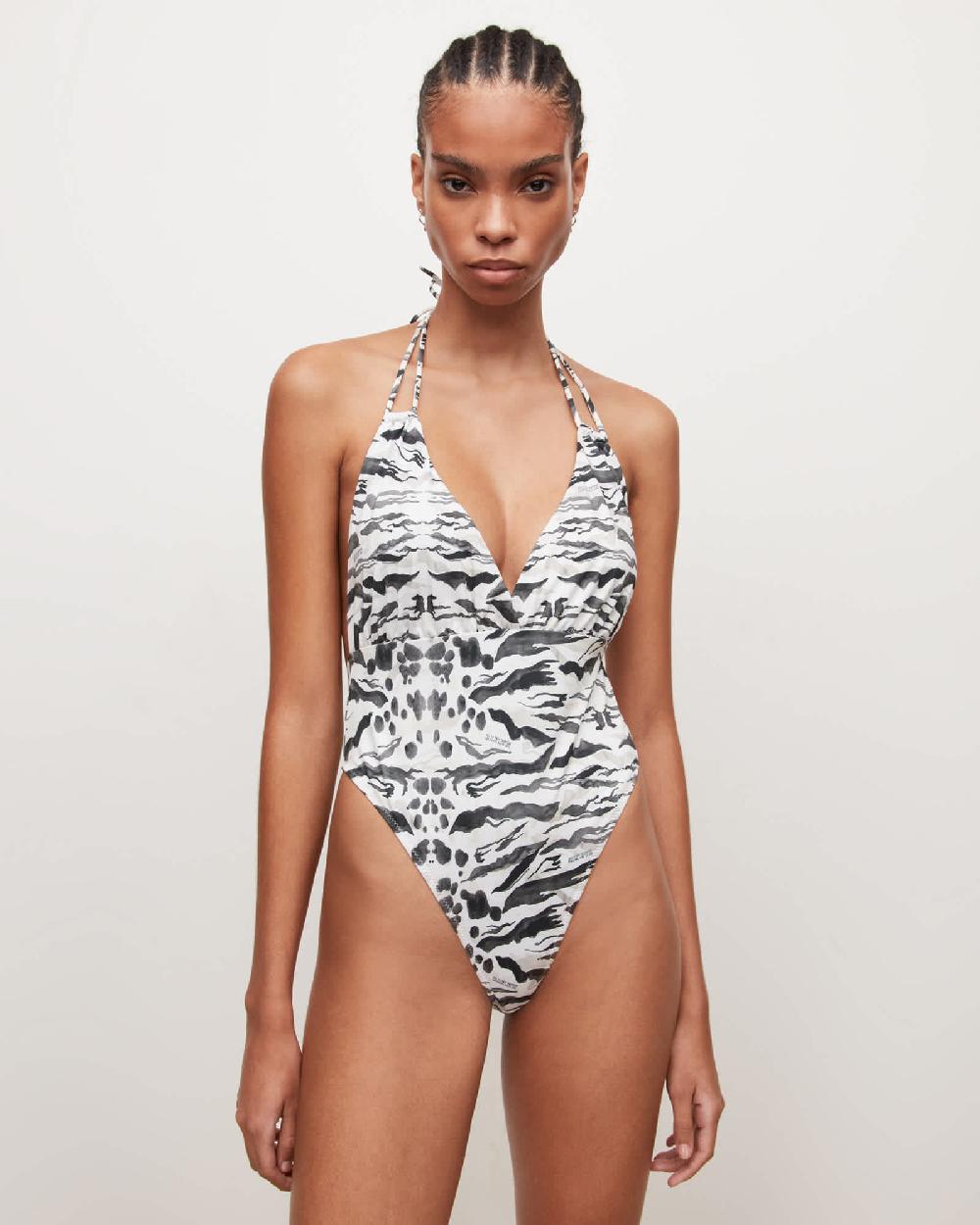 All Saints Rosa Oniyuri Swimsuit White