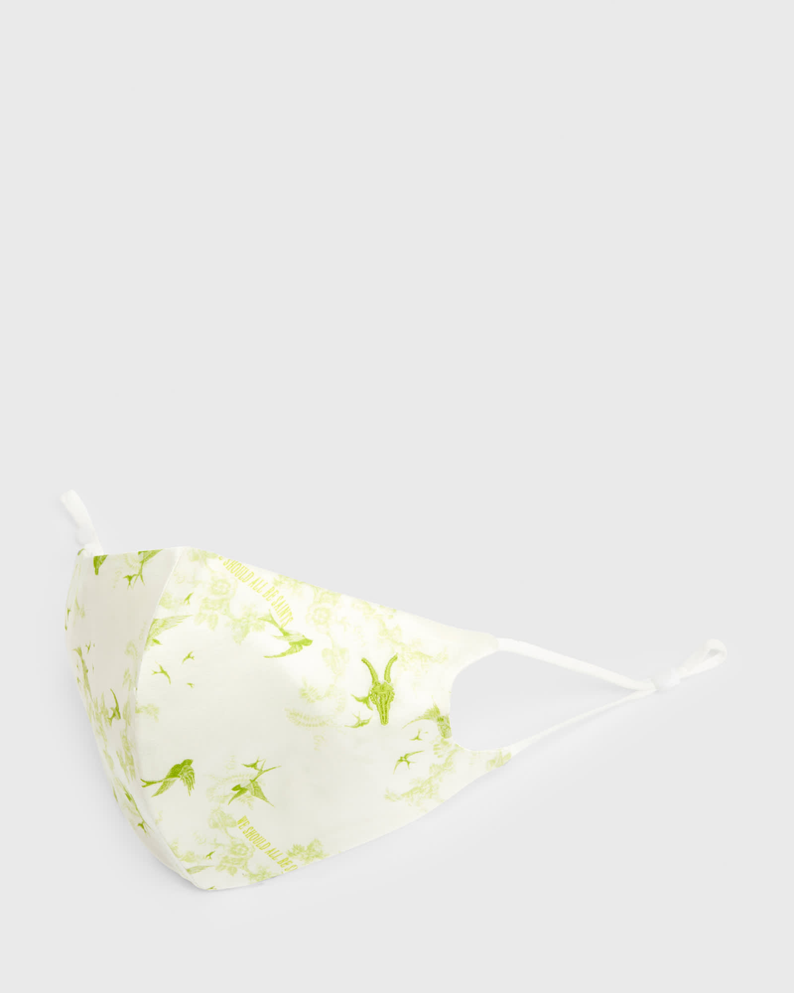 All Saints Salvation Silk Blend Face Mask White