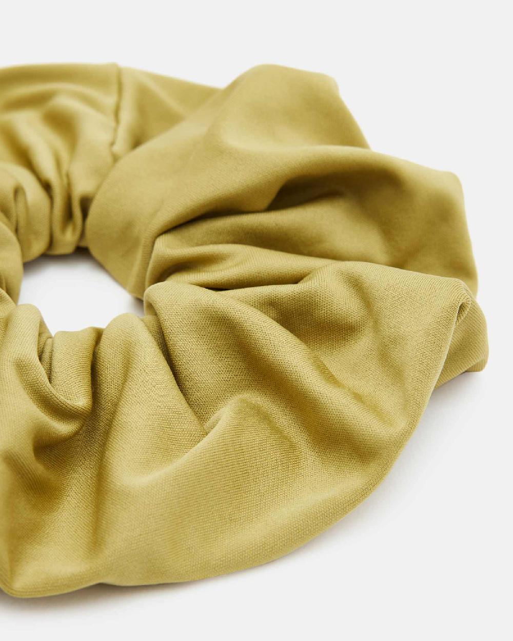 All Saints Sap Green Oversized Scrunchie Sap Green